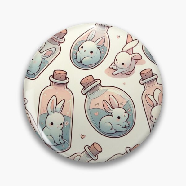 Item preview, Whimsical Bunnies in Bottles designed and sold by Merchbes.