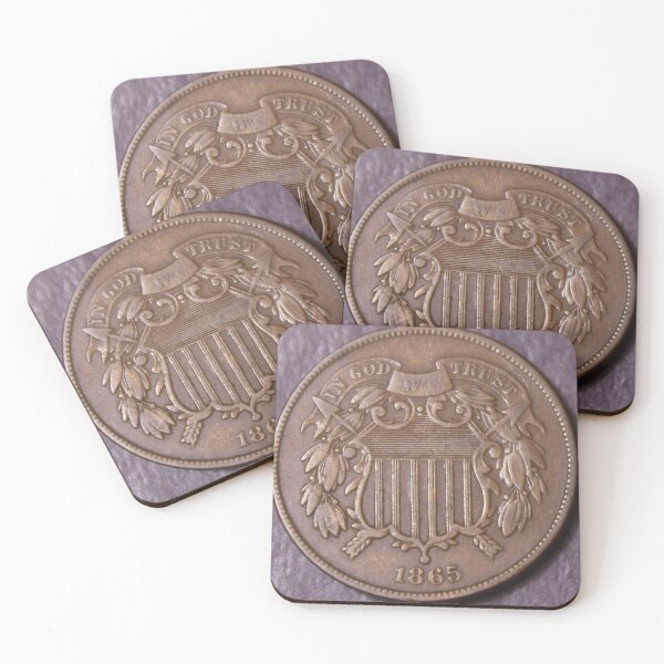 Item preview, 1865 Two Cent Piece XF Nice designed and sold by coinsxcrochet.