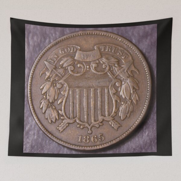 Item preview, 1865 Two Cent Piece XF Nice designed and sold by coinsxcrochet.