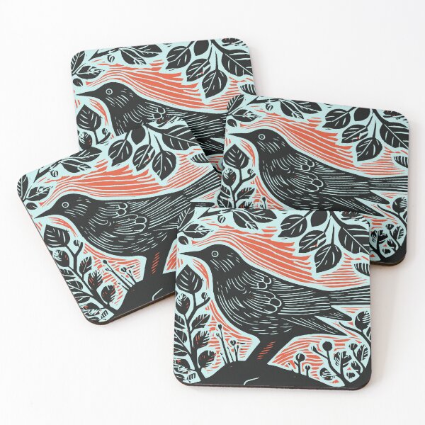 Item preview, Lino Cut Bird designed and sold by Texterns.
