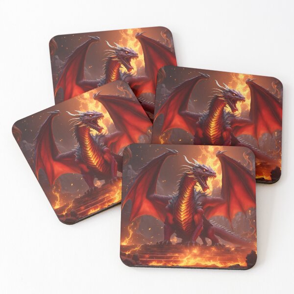 Item preview, Red Dragon in Fire designed and sold by MacoQ.