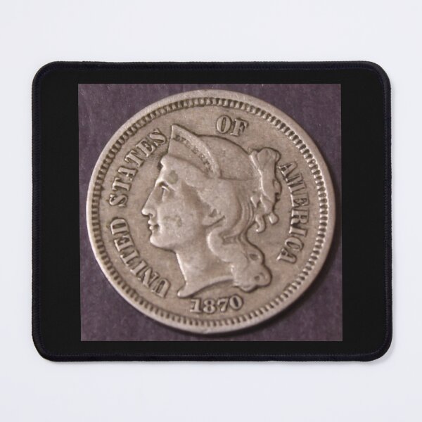 Item preview, 1870  Three Cent Nickel VF designed and sold by coinsxcrochet.