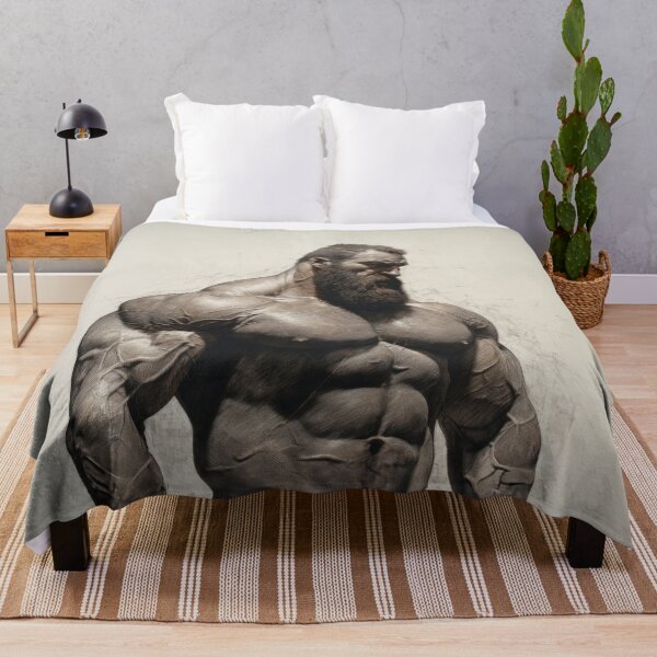Item preview, Muscle Bear Charcoal Drawing designed and sold by BeautyofMasc.