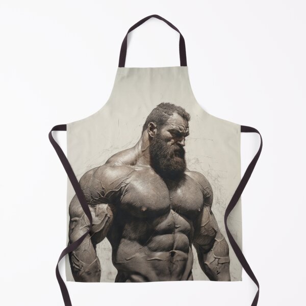 Item preview, Muscle Bear Charcoal Drawing designed and sold by BeautyofMasc.