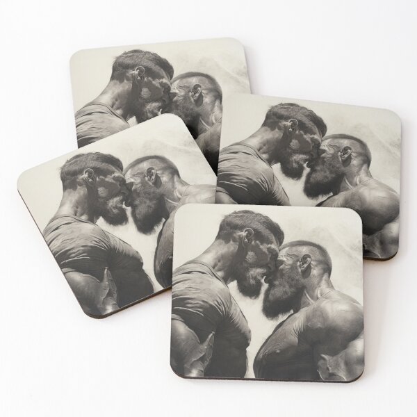 Item preview, Muscle Bear Charcoal Drawing designed and sold by BeautyofMasc.