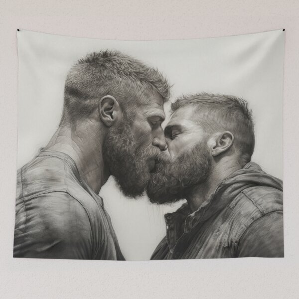 Item preview, Muscle Bear Charcoal Drawing designed and sold by BeautyofMasc.