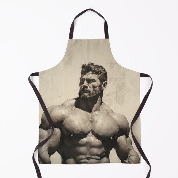 Item preview, Muscle Bear Charcoal Drawing designed and sold by BeautyofMasc.