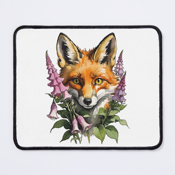 Item preview, The Fox & Foxglove designed and sold by BovineDesignsCA.