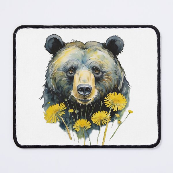 Item preview, The Bear & Dandelions designed and sold by BovineDesignsCA.