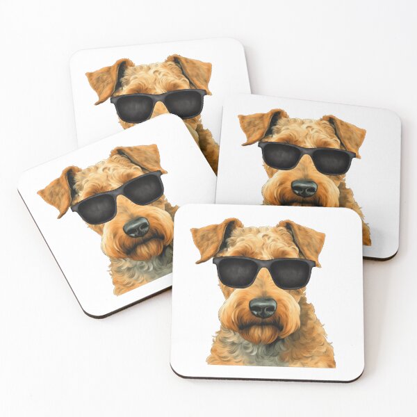 Item preview, Airedale Terrier Wearing Sunglasses designed and sold by TheAnimalZ00.