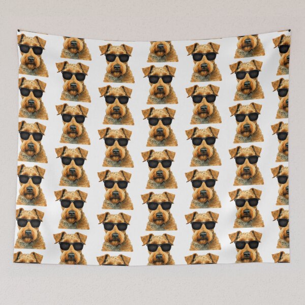 Item preview, Airedale Terrier Wearing Sunglasses designed and sold by TheAnimalZ00.