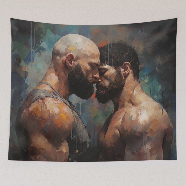 Item preview,  Muscle Bear Oil Painting designed and sold by BeautyofMasc.