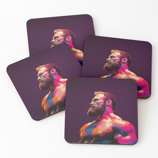 Item preview, Muscle Bear Oil Painting designed and sold by BeautyofMasc.
