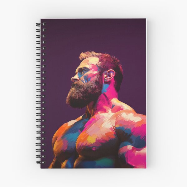 Item preview, Muscle Bear Oil Painting designed and sold by BeautyofMasc.