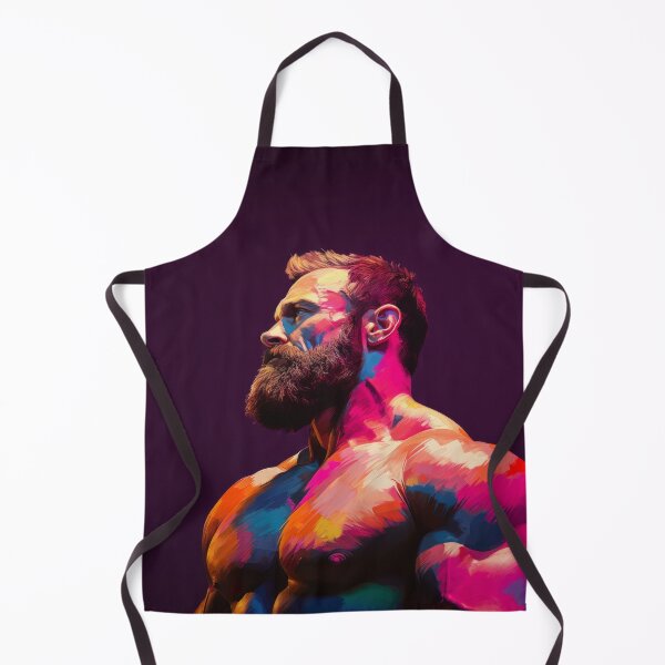 Item preview, Muscle Bear Oil Painting designed and sold by BeautyofMasc.