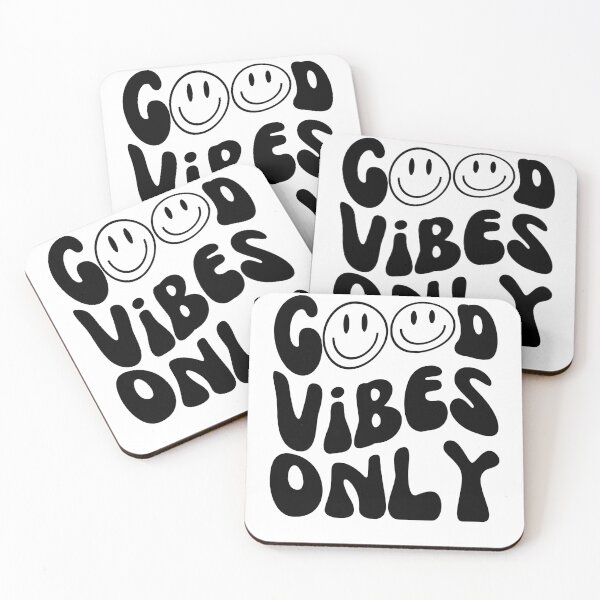 Item preview, Good Vibes Only - Positive Typography for Uplifting Energy - Black designed and sold by Biddakate.