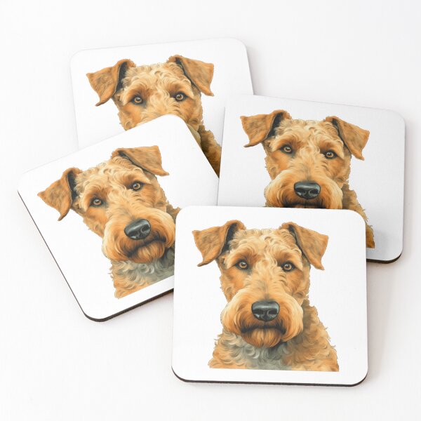 Artikelvorschau, Aquarell Airedale Terrier entworfen und verkauft von TheAnimalZ00.