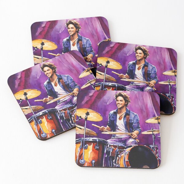 Item preview, Sean Barlow on Stage - Watercolor designed and sold by AmberRoseWrites.