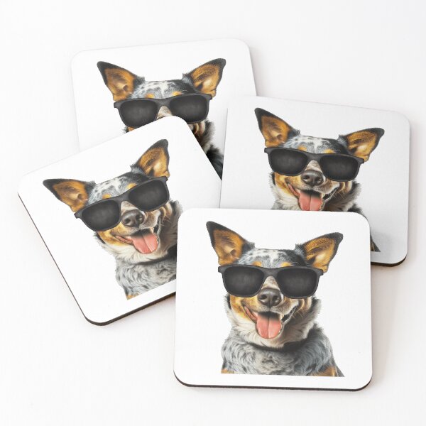 Item preview, Australian Cattle Wearing Sunglasses designed and sold by TheAnimalZ00.