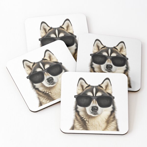 Item preview, Husky Wearing Sunglasses designed and sold by TheAnimalZ00.