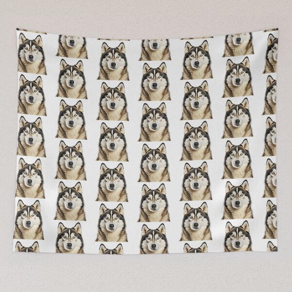 Aperçu de l'œuvre Aquarelle Husky créée et vendue par TheAnimalZ00.