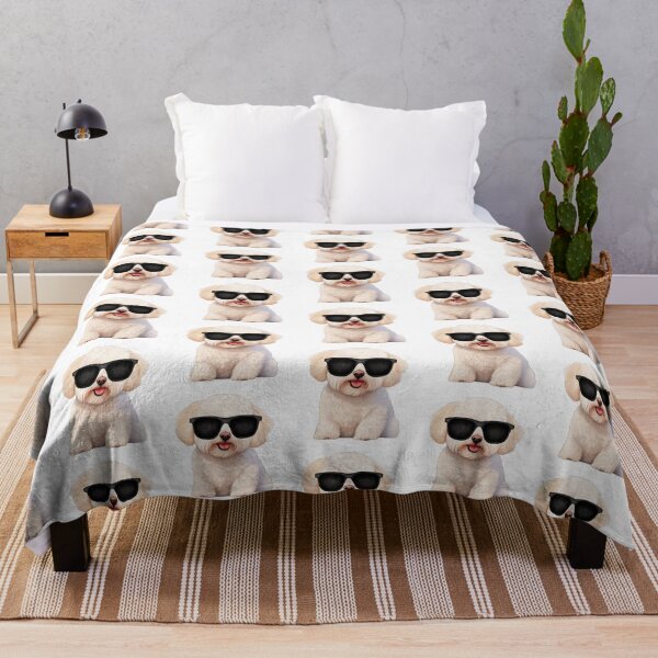 Item preview, Bichon Frise Wearing Sunglasses designed and sold by TheAnimalZ00.