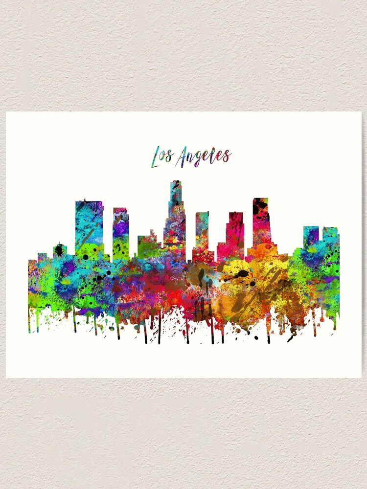 Los Angeles Jersey Custom Canvas Print Wall Art for Boy Girl Men