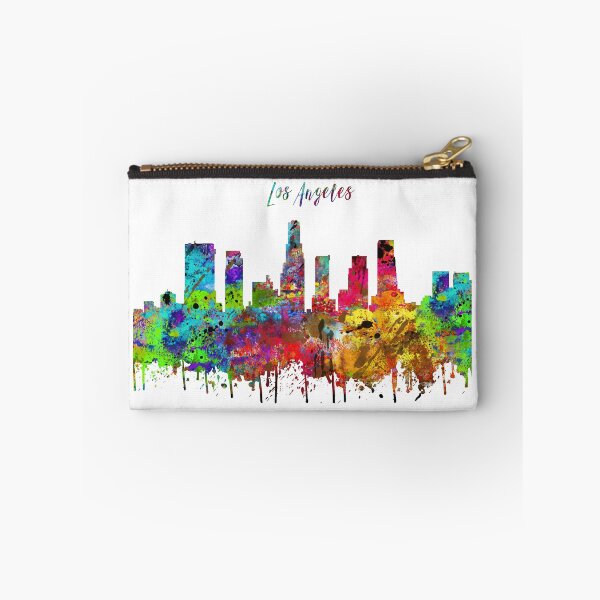 Item preview, Los Angeles, Los Angeles skyline, Los Angeles California, watercolor Los Angeles designed and sold by Rosaliartbook.