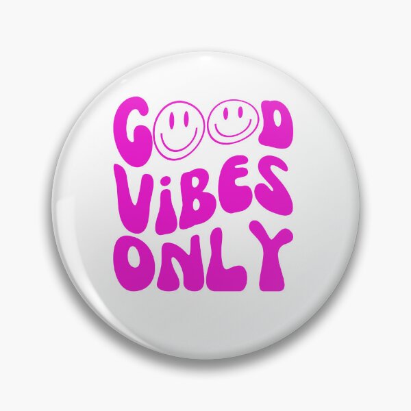 Item preview, Good Vibes Only - Positive Typography for Uplifting Energy - Pink designed and sold by Biddakate.