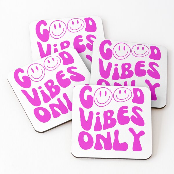 Item preview, Good Vibes Only - Positive Typography for Uplifting Energy - Pink designed and sold by Biddakate.