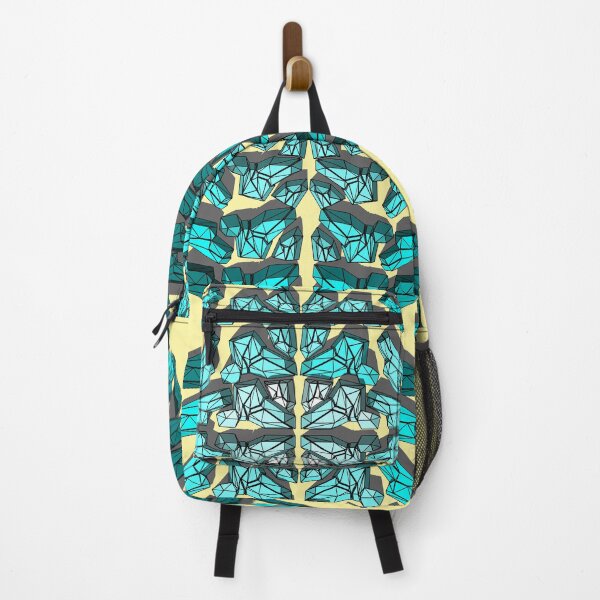 Item preview, 3D gradient blue crystals mandala  designed and sold by Whimsy Trail Co.