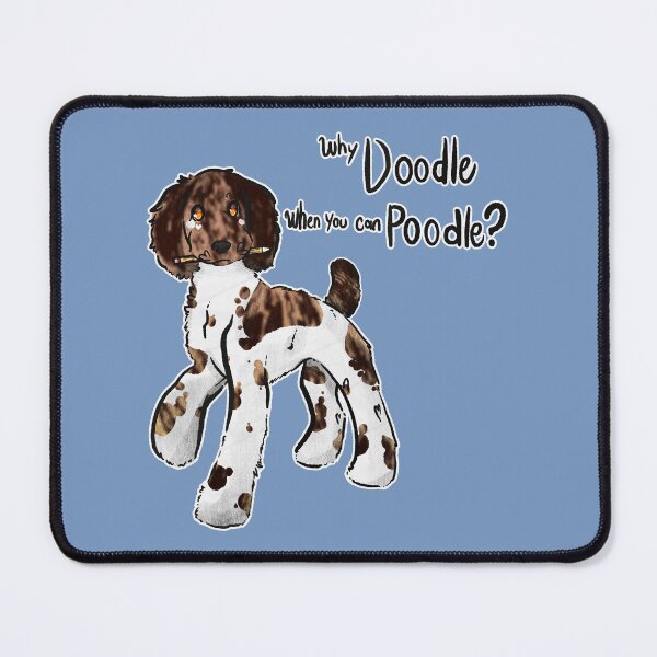 Item preview, Why Doodle when you can Poodle? (Parti Red Brindle / docked) designed and sold by Sparklepupfaeri.