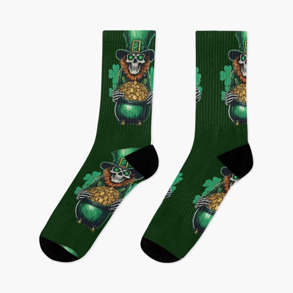 Item preview, Ghoulish Leprechaun designed and sold by Feline Rockstars.