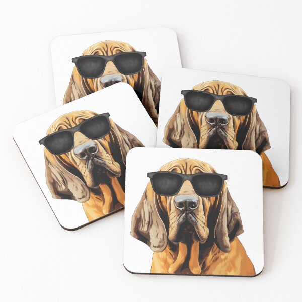 Artikelvorschau, Bloodhound mit Sonnenbrille entworfen und verkauft von TheAnimalZ00.