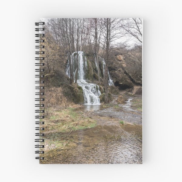 Item preview, Forest Bathing - Woodland Waterfall Flowing into Crystal Clear Creek designed and sold by Georgia Mizuleva.