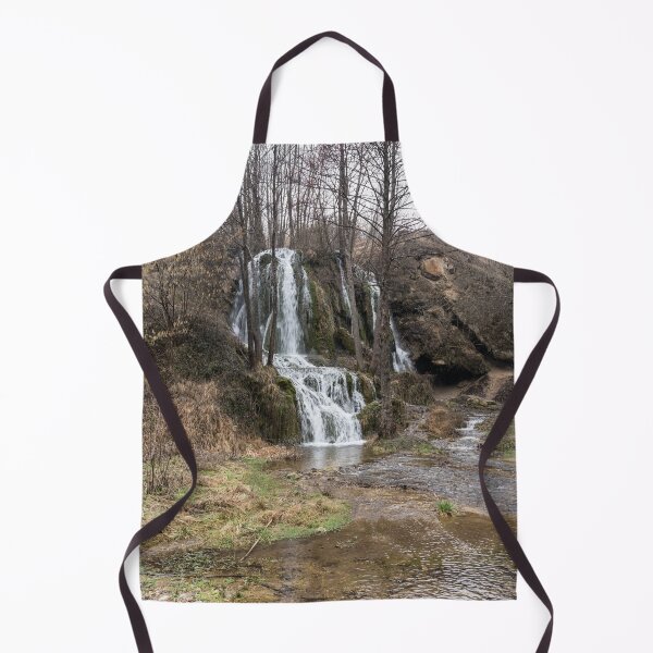 Item preview, Forest Bathing - Woodland Waterfall Flowing into Crystal Clear Creek designed and sold by Georgia Mizuleva.