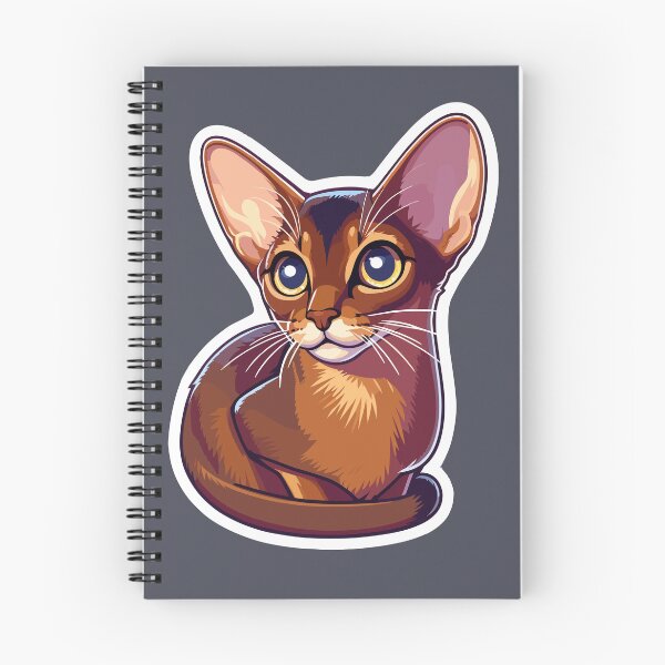 Item preview, Abyssinian cat Funny Kitten abyssinian Cat Kawaii Cute Animals designed and sold by Elarex.