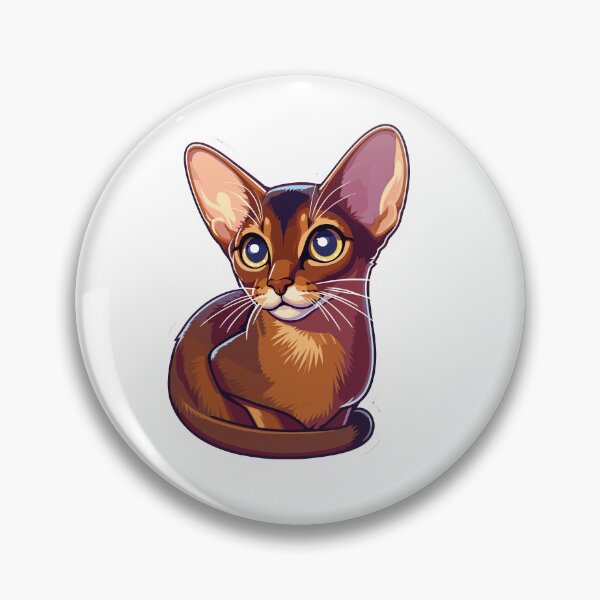 Item preview, Abyssinian cat Funny Kitten abyssinian Cat Kawaii Cute Animals designed and sold by Elarex.