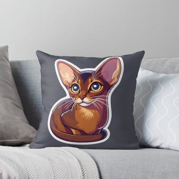 Item preview, Abyssinian cat Funny Kitten abyssinian Cat Kawaii Cute Animals designed and sold by Elarex.
