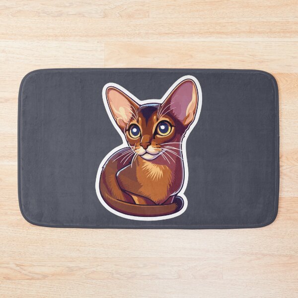 Item preview, Abyssinian cat Funny Kitten abyssinian Cat Kawaii Cute Animals designed and sold by Elarex.