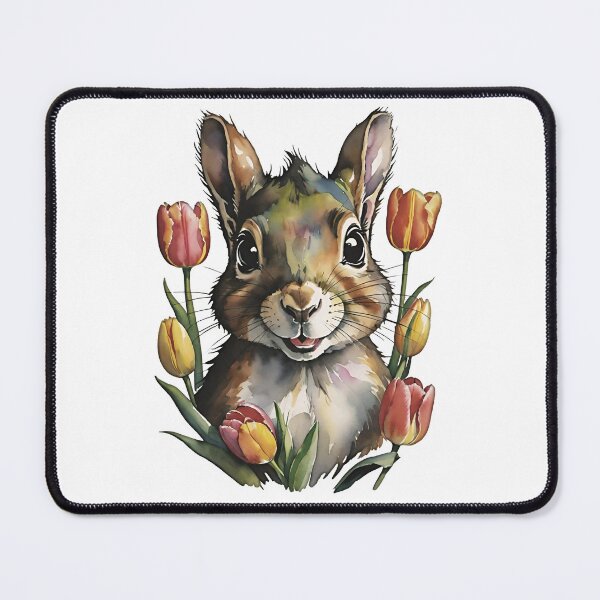 Item preview, The Squirrel & Tulips designed and sold by BovineDesignsCA.