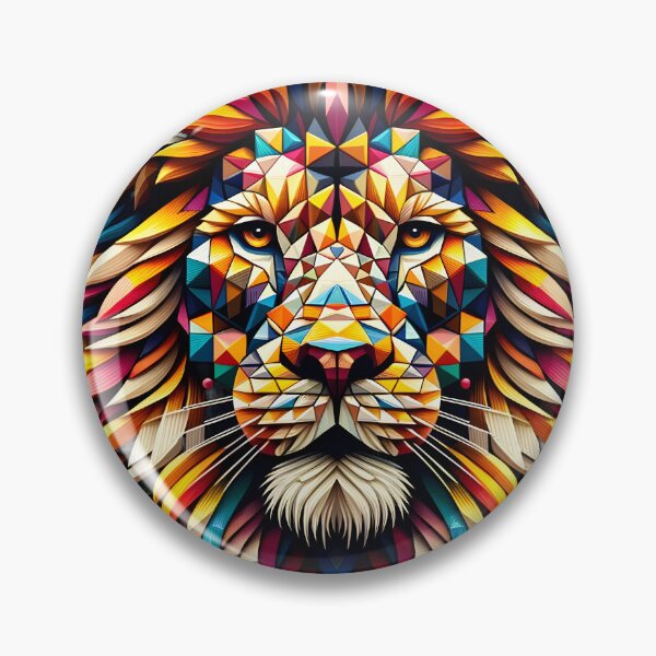 Item preview, Geometric Lion designed and sold by Aurie2012.