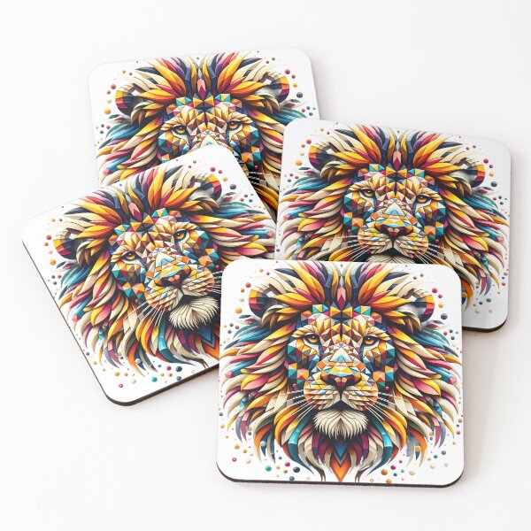 Item preview, Geometric Lion designed and sold by Aurie2012.