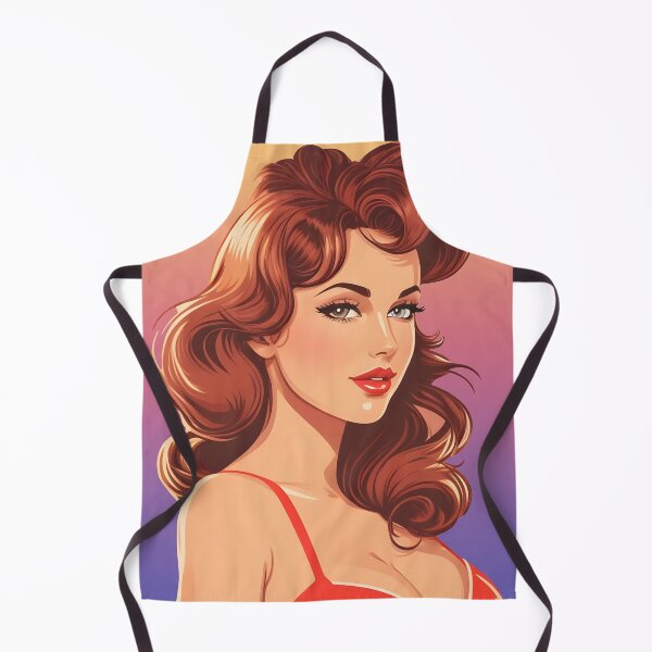 Item preview, Cute Princess In Red - Purple Gradient designed and sold by AestheticArtHub.