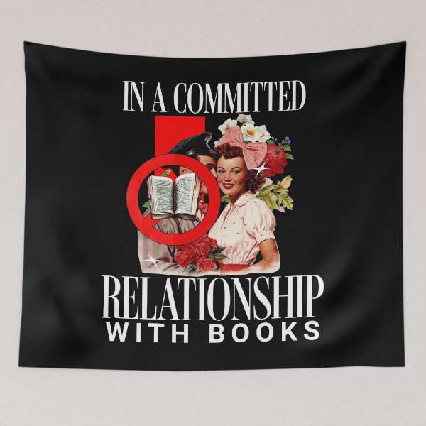 Item preview, In a committed relationship with books. designed and sold by mentokc.