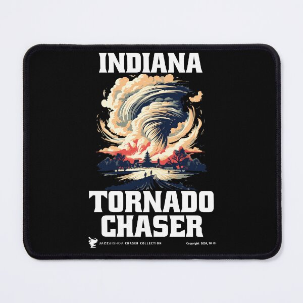 Item preview, Cazador de tornados de Indiana designed and sold by Jazz Bishop’s Tornado Alley Tees.