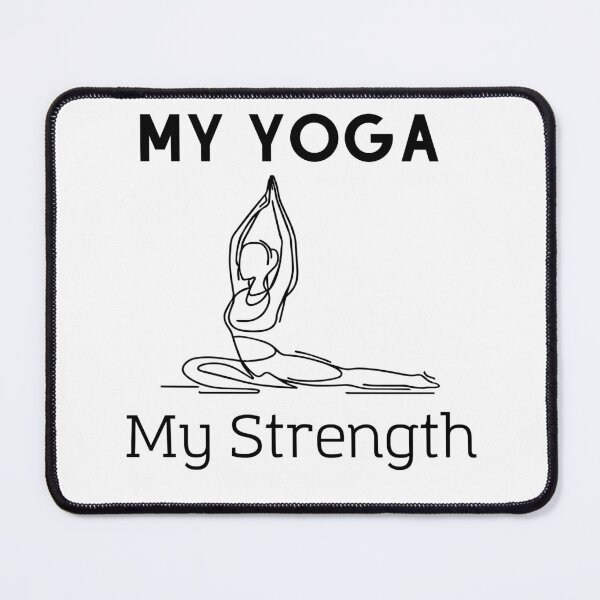 Item preview, Yoga, My Yoga My Strength quote Classic designed and sold by YeniDesignArt.