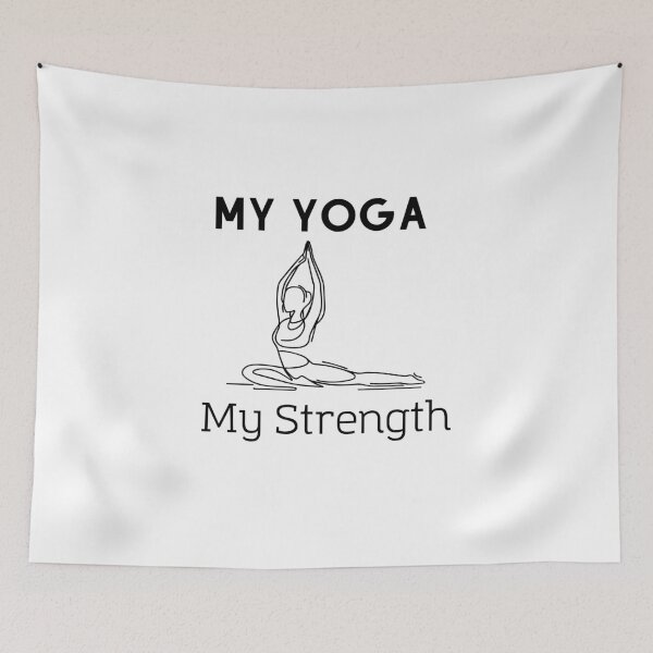 Item preview, Yoga, My Yoga My Strength quote Classic designed and sold by YeniDesignArt.