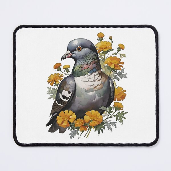 Item preview, The Pigeon & Marigolds designed and sold by BovineDesignsCA.