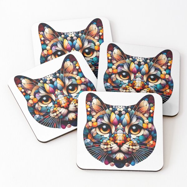 Item preview, Geometric Cat designed and sold by Aurie2012.
